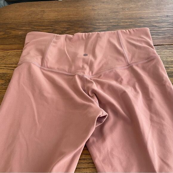 Athleta Elation Rib Trim 7/8 Tight‎ Legging Pink Women's 1X - Picture 8 of 10